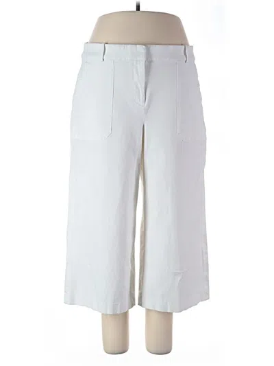 Pre-owned Jcrew Casual Pants In White