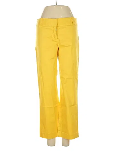 Pre-owned Jcrew Casual Pants In Yellow