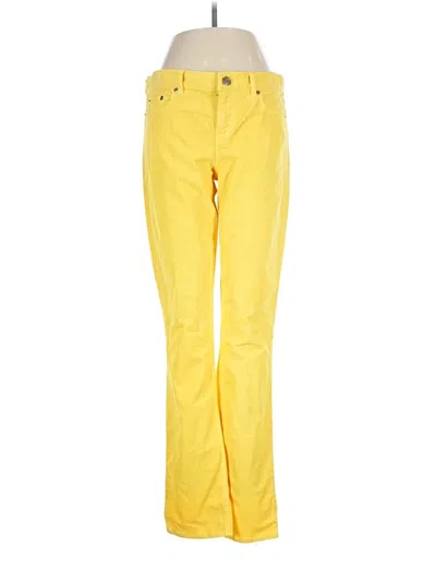 Pre-owned Jcrew Casual Pants In Yellow
