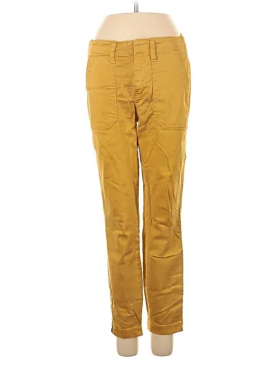 Pre-owned Jcrew Casual Pants In Yellow