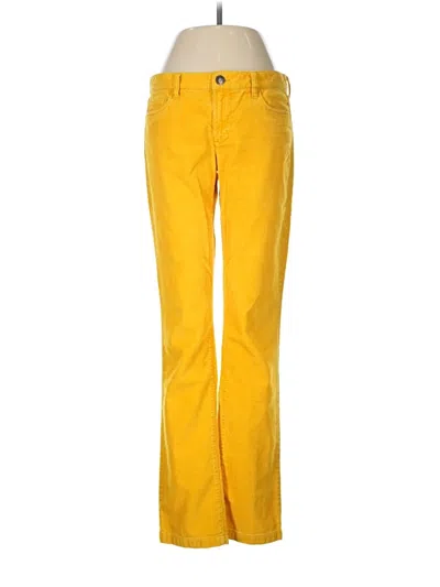 Pre-owned Jcrew Casual Pants In Yellow
