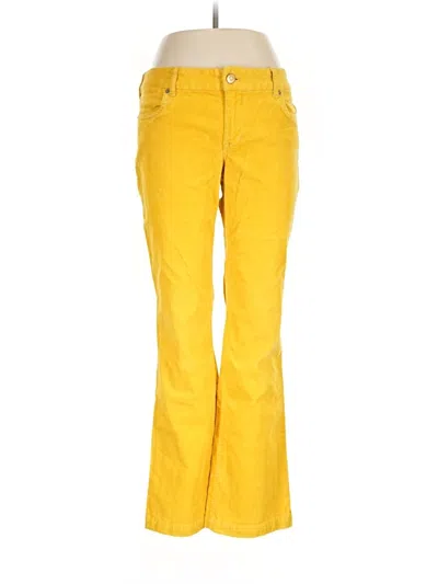 Pre-owned Jcrew Casual Pants In Yellow