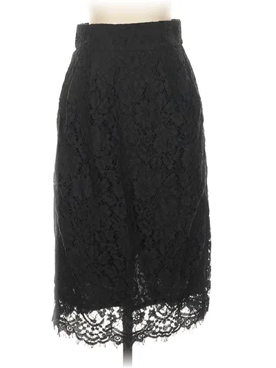 Pre-owned Jcrew Casual Skirt In Black