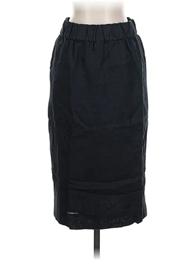 Pre-owned Jcrew Casual Skirt In Black