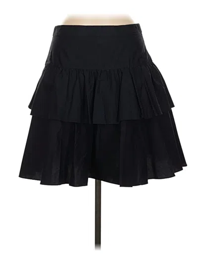 Pre-owned Jcrew Casual Skirt In Black
