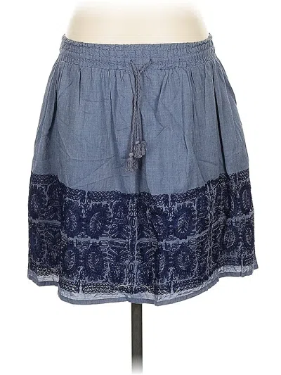 Pre-owned Jcrew Casual Skirt In Blue