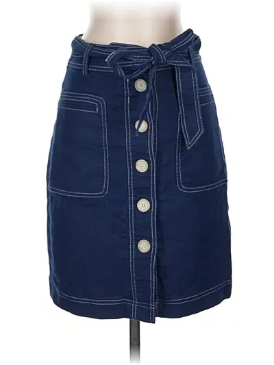 Pre-owned Jcrew Casual Skirt In Blue