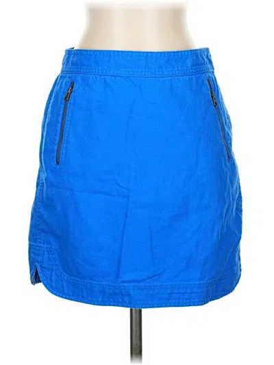 Pre-owned Jcrew Casual Skirt In Blue
