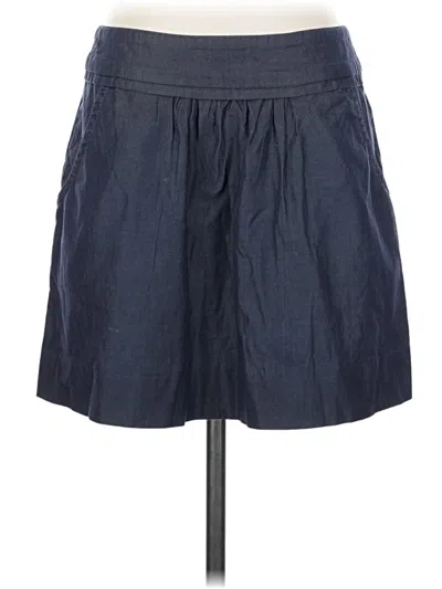 Pre-owned Jcrew Casual Skirt In Blue