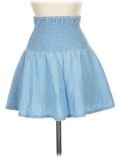Pre-owned Jcrew Casual Skirt In Blue