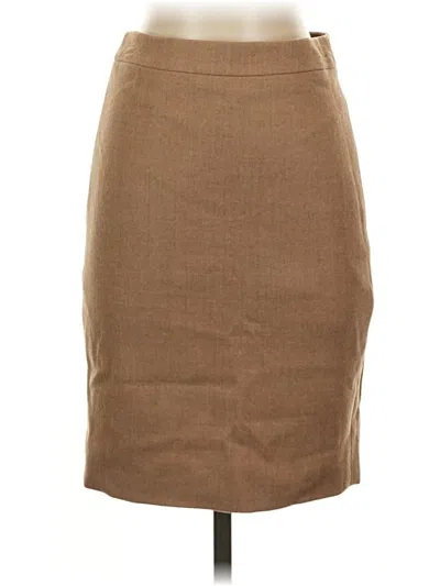 Pre-owned Jcrew Casual Skirt In Brown
