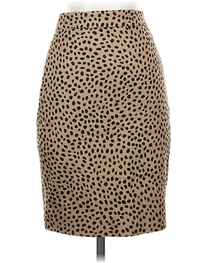 Pre-owned Jcrew Casual Skirt In Brown