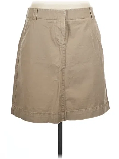 Pre-owned Jcrew Casual Skirt In Brown