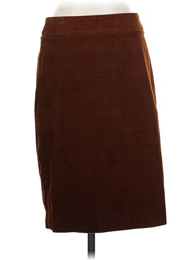 Pre-owned Jcrew Casual Skirt In Brown