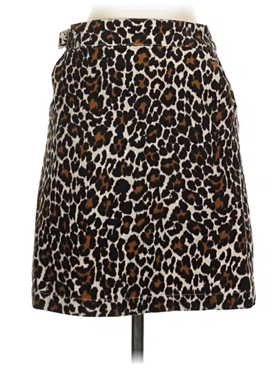 Pre-owned Jcrew Casual Skirt In Brown