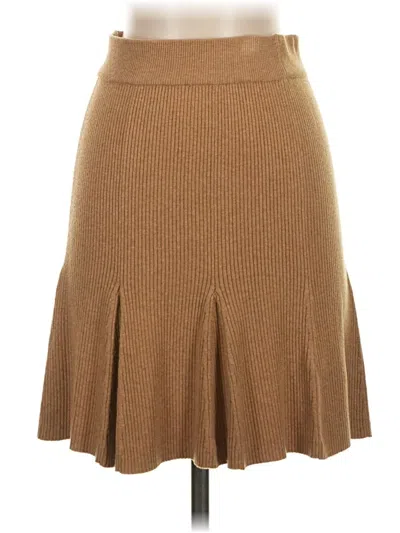 Pre-owned Jcrew Casual Skirt In Brown