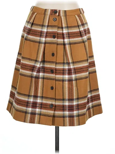 Pre-owned Jcrew Casual Skirt In Brown