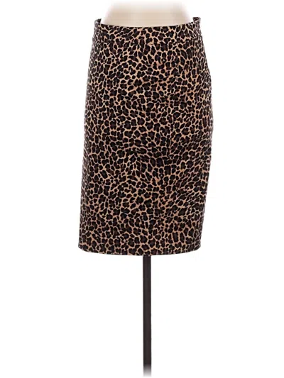 Pre-owned Jcrew Casual Skirt In Brown