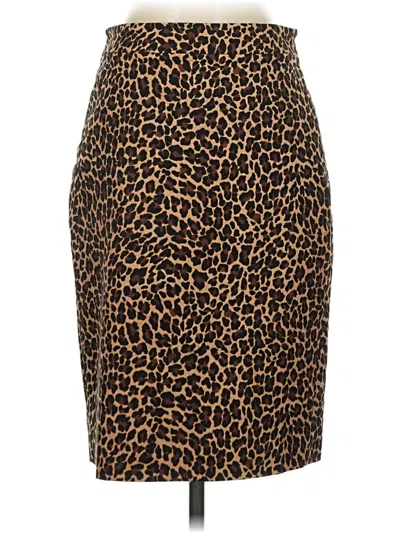 Pre-owned Jcrew Casual Skirt In Brown