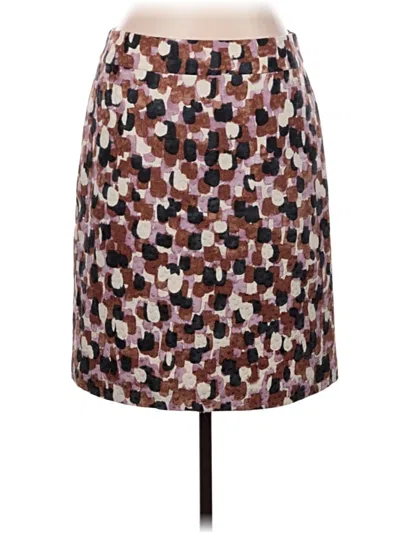 Pre-owned Jcrew Casual Skirt In Brown