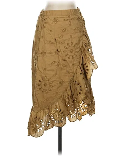 Pre-owned Jcrew Casual Skirt In Brown