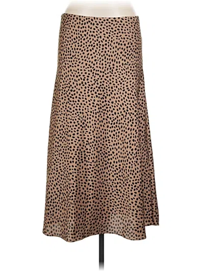 Pre-owned Jcrew Casual Skirt In Brown