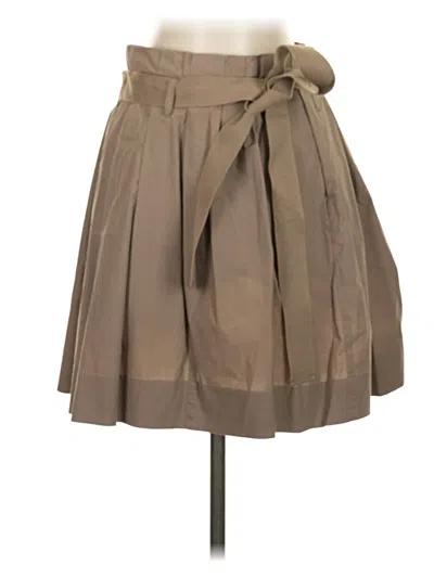 Pre-owned Jcrew Casual Skirt In Brown