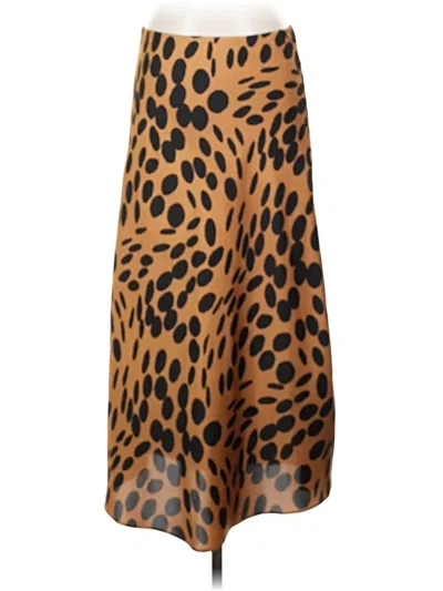 Pre-owned Jcrew Casual Skirt In Brown