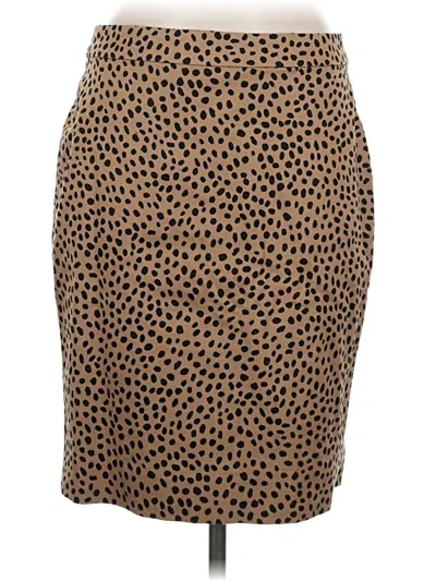 Jcrew Casual Skirt In Brown