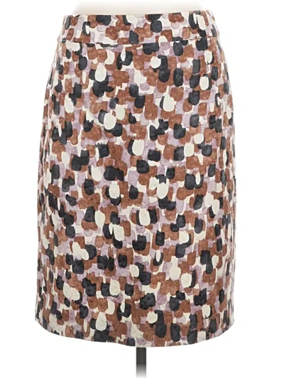 Pre-owned Jcrew Casual Skirt In Brown