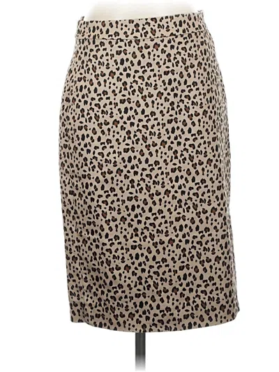 Pre-owned Jcrew Casual Skirt In Brown
