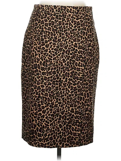 Jcrew Casual Skirt In Brown