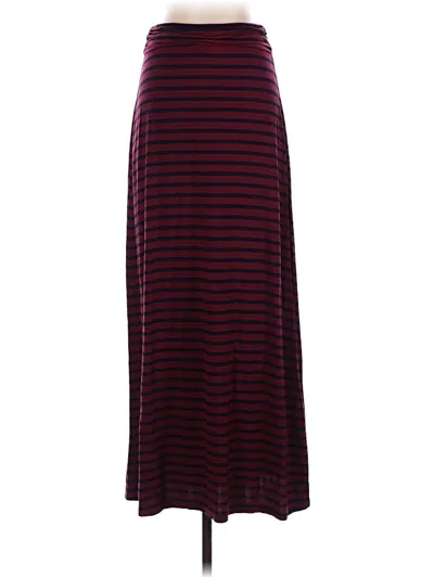 Pre-owned Jcrew Casual Skirt In Burgundy