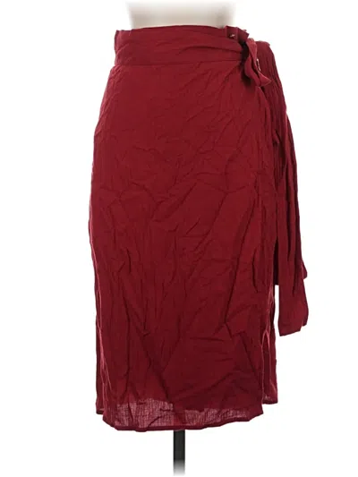 Jcrew Casual Skirt In Burgundy