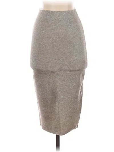 Jcrew Casual Skirt In Silver