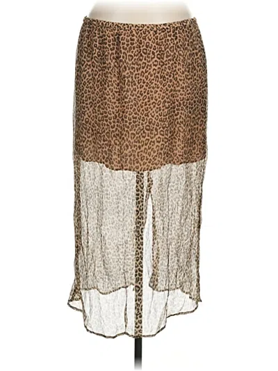 Pre-owned Jcrew Casual Skirt In Gold