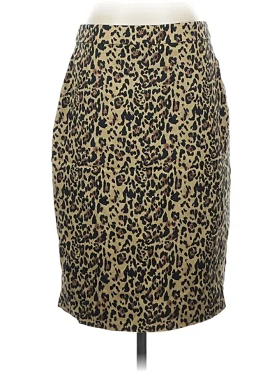 Pre-owned Jcrew Casual Skirt In Gold