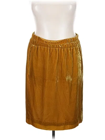 Pre-owned Jcrew Casual Skirt In Gold