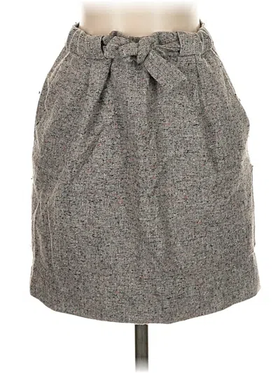 Pre-owned Jcrew Casual Skirt In Gray