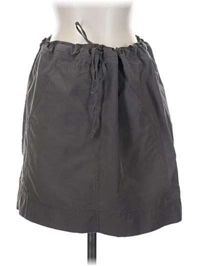 Pre-owned Jcrew Casual Skirt In Gray
