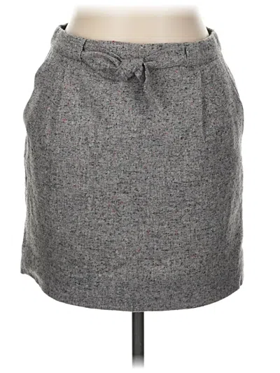 Pre-owned Jcrew Casual Skirt In Gray