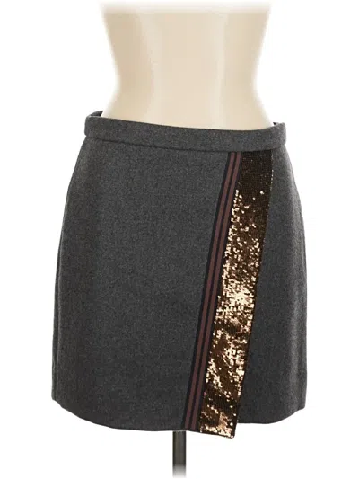 Pre-owned Jcrew Casual Skirt In Gray