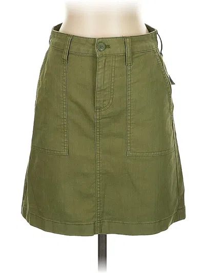Pre-owned Jcrew Casual Skirt In Green
