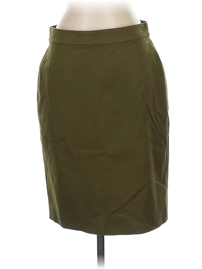 Pre-owned Jcrew Casual Skirt In Green