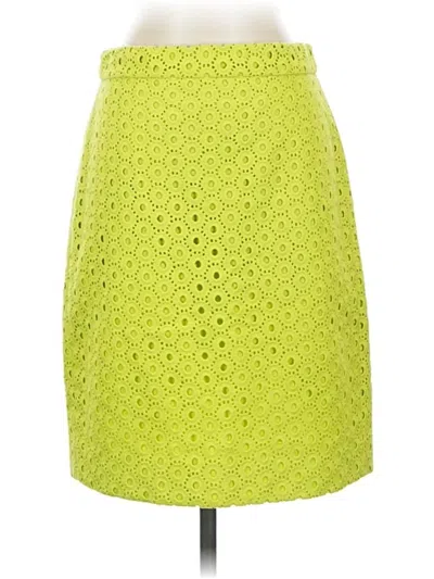 Pre-owned Jcrew Casual Skirt In Green