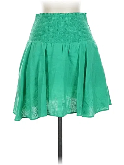 Pre-owned Jcrew Casual Skirt In Green