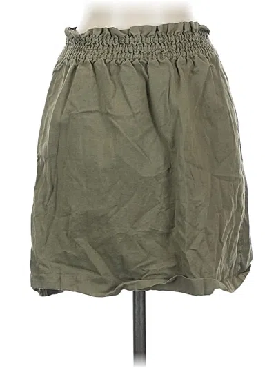 Pre-owned Jcrew Casual Skirt In Green