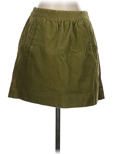 Pre-owned Jcrew Casual Skirt In Green