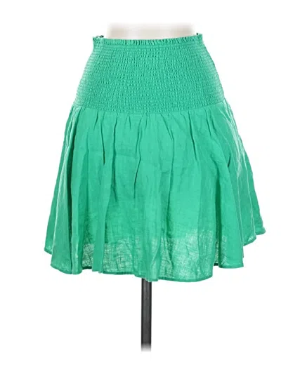 Pre-owned Jcrew Casual Skirt In Green