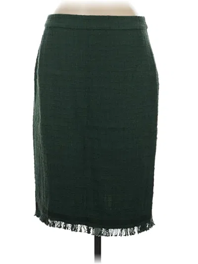 Pre-owned Jcrew Casual Skirt In Green